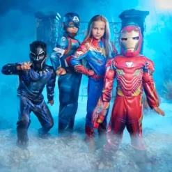 Black Panther Light-Up Costume For Kids