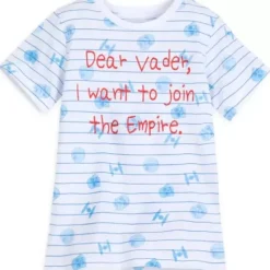 Darth Vader Striped T-Shirt For Kids – Star Wars