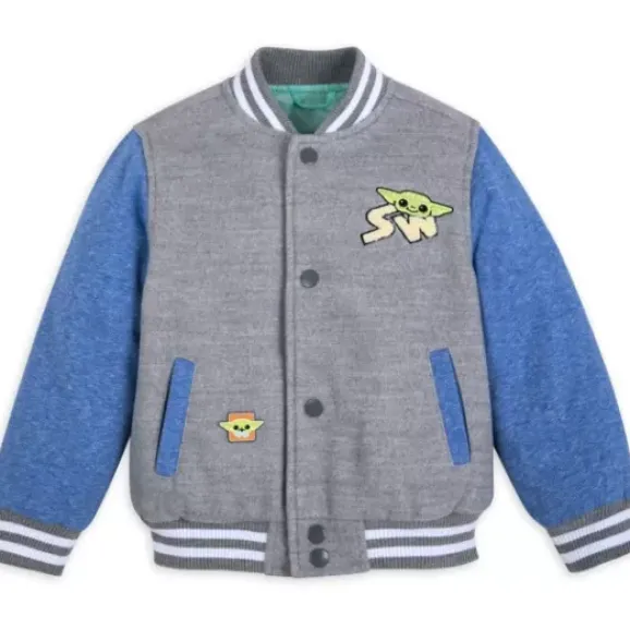 Grogu Letterman Jacket For Kids – Star Wars: The Mandalorian
