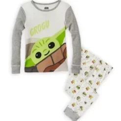 Grogu Pajama Set For Kids – Star Wars: The Mandalorian