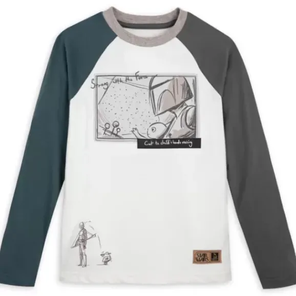 Mandalorian "Strong With The Force" Raglan T-Shirt For Kids
