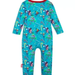 Marvel Christmas Stretchie Sleeper For Baby