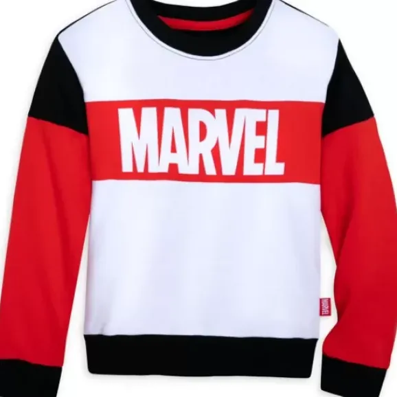 Marvel Logo Sweatshirt And Pants Set For Kids
