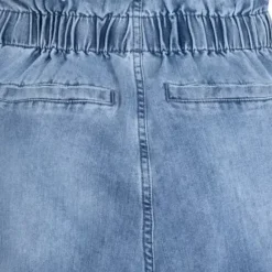 Mickey And Minnie Mouse Drawstring Denim Pants For Women By Our Universe