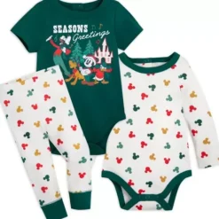 Mickey Mouse And Friends Christmas Sleepwear Set For Baby