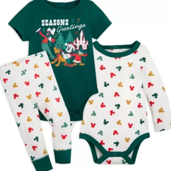 Mickey Mouse And Friends Christmas Sleepwear Set For Baby