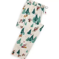Mickey Mouse And Friends Holiday Pajama Pants For Adults