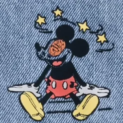 Mickey Mouse And Pluto Relaxed Fit Denim Pants For Men By Our Universe