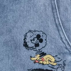 Mickey Mouse And Pluto Relaxed Fit Denim Pants For Men By Our Universe