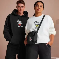 Mickey Mouse Genuine Mousewear Pullover Sweatshirt For Women – White