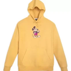 Mickey Mouse Genuine Mousewear Pullover Hoodie For Adults – Gold