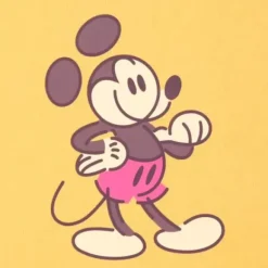 Mickey Mouse Genuine Mousewear Pullover Sweatshirt For Women – Gold