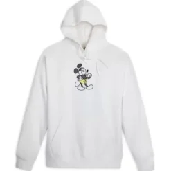 Mickey Mouse Genuine Mousewear Pullover Hoodie For Adults – White