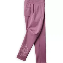 Mickey Mouse Genuine Mousewear Jogger Sweatpants For Women – Plum