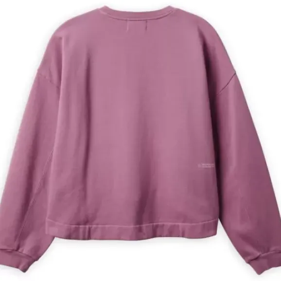 Mickey Mouse Genuine Mousewear Pullover Sweatshirt For Women – Plum