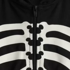 Mickey Mouse Glow-In-The-Dark Skeleton Costume For Kids