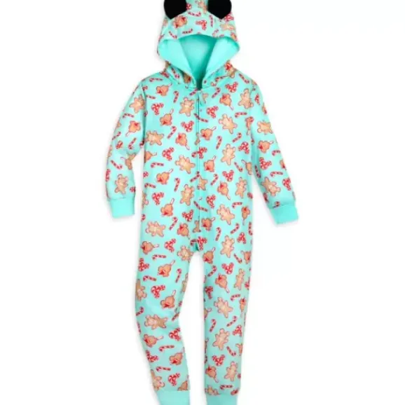 Mickey Mouse Holiday Treats Hooded Romper For Kids