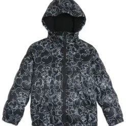 Mickey Mouse Hooded Puff Jacket