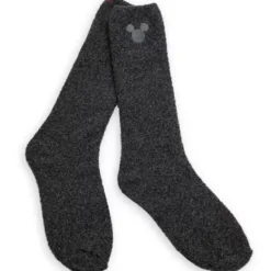 Mickey Mouse Socks For Men By Barefoot Dreams – Dark Gray