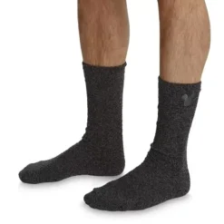 Mickey Mouse Socks For Men By Barefoot Dreams – Dark Gray