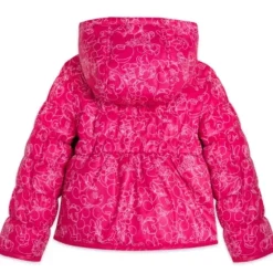 Minnie Mouse Hooded Puff Jacket For Kids