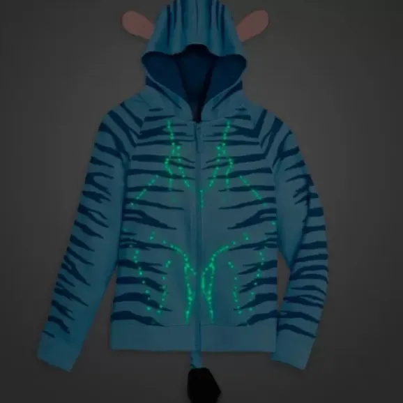Na'Vi Glow-In-The-Dark Zip Hoodie For Kids – Pandora – The World Of Avatar