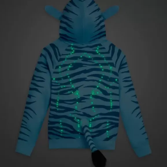 Na'Vi Glow-In-The-Dark Zip Hoodie For Kids – Pandora – The World Of Avatar