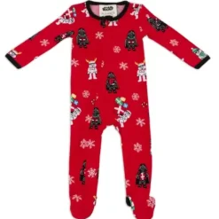 Star Wars Holiday Stretchie Sleeper For Baby By Munki Munki