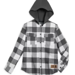 Star Wars: The Mandalorian Hooded Shirt Jacket For Kids