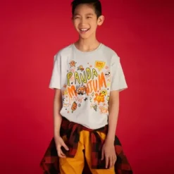 Turning Red Mineral Wash T-Shirt For Kids