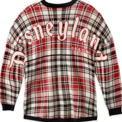 Mickey Mouse Holiday Plaid Spirit Jersey Sweater For Adults – land