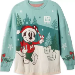 Mickey Mouse Holiday Spirit Jersey Sweater For Adults – Walt World