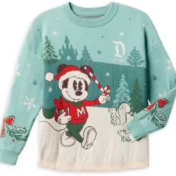 Mickey Mouse Holiday Spirit Jersey Sweater For Kids – land